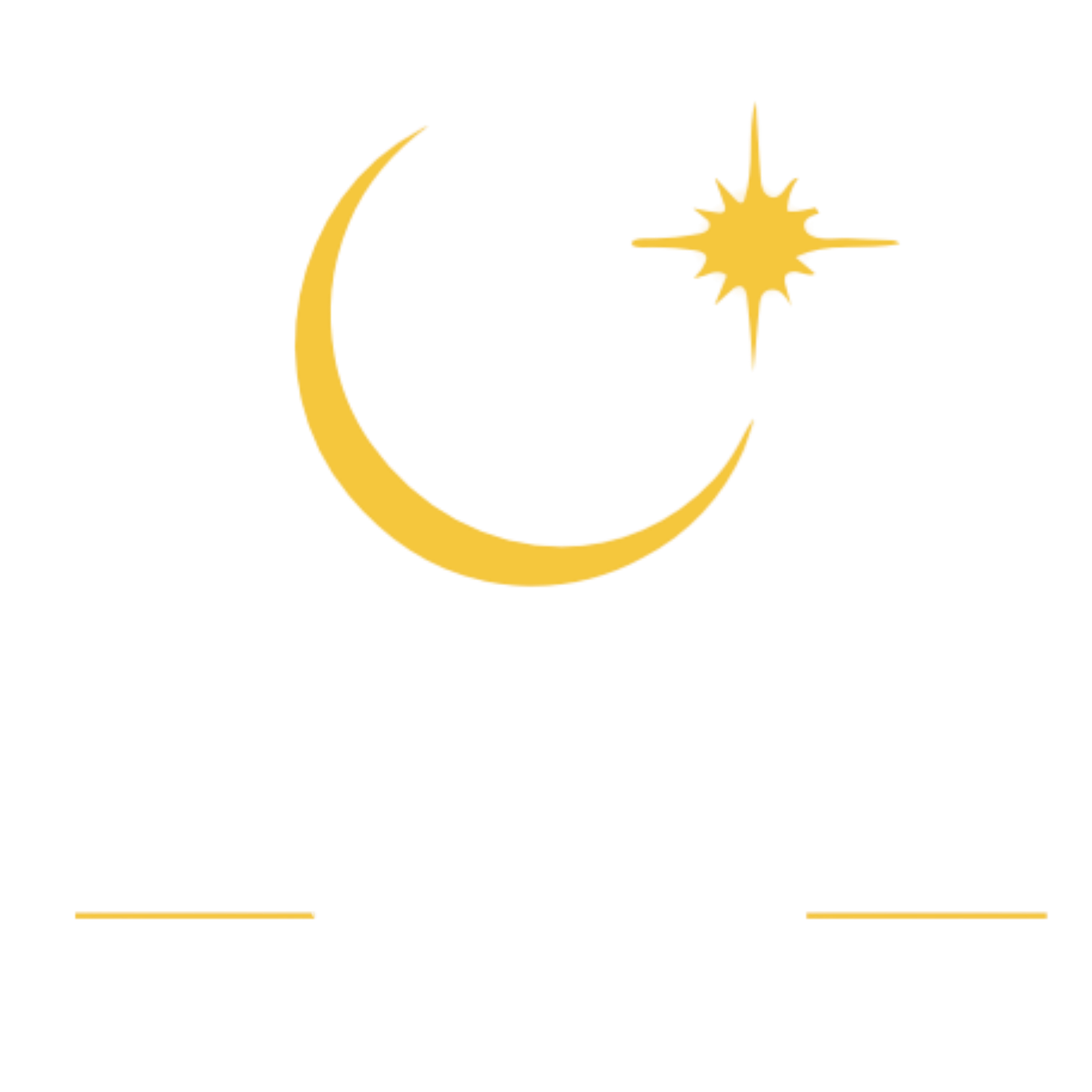 Eclipse Total Health logo: a yellow crescent moon and star above Eclipse in white serif type and Total Health letterspaced between gold rules